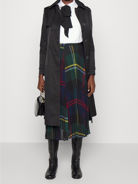 Ralph Lauren Dresses & Skirts - Ralph Lauren Multicolor Plaid Pleated Midi Skirt